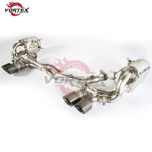 Échappement Catback à Soupapes Vortex Haute Performance en Acier Inoxydable 304, Finition Poli Miroir, Soudure Écailles de Poisson pour Porsche 911 - Product Image 3