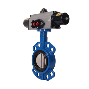 HGZK Pnömatik <span class=keywords><strong>Scotch</strong></span> <span class=keywords><strong>Yoke</strong></span> Tipi Kelebek Vana Sıfır Sızıntı Yüksek Performanslı ANSI/JIS/GB Standart Su Gaz DN50-1200 Karbon - Product Image 4