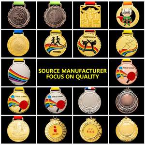 Vente en gros de médailles de fabricants de médailles de carnaval colorées Souvenir avec lanière de sérigraphie - Product Image 4