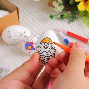Huevos de Pascua Pintados a Mano DIY 2025, Huevos de Conejito de Dibujos Animados, Regalos Hechos a Mano para Niños, Venta al Por Mayor - Product Image 3