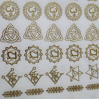 Étiquettes de lettres métalliques autocollantes personnalisées autocollants minces en relief de transfert de logo en nickel doré électroformé décalcomanies métalliques