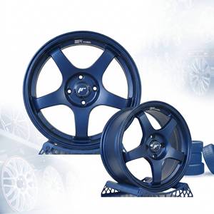 ล้อแม็กซ์อลูมิเนียมอัลลอย 3R ขนาด 16x7 สีน้ำเงินด้าน ลายหลายก้าน สำหรับรถยนต์ JDM Rays Volk Racing รุ่น CE28 SL 8H114.3 ET38 02192-V3 มาเลเซีย - Product Image 2