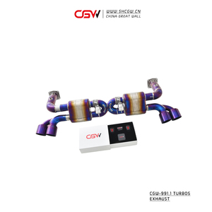 Vente directe d'usine, silencieux d'échappement CGW Performance Sound Valve Catback pour <span class=keywords><strong>Porsche</strong></span> <span class=keywords><strong>911</strong></span> 991.1 Turbo S - Product Image 6
