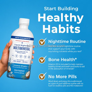 Líquido Multimineral Nocturno <span class=keywords><strong>para</strong></span> Dormir, con Calcio, <span class=keywords><strong>Zinc</strong></span>, Vitamina D3 <span class=keywords><strong>y</strong></span> Citrato de <span class=keywords><strong>Magnesio</strong></span>, <span class=keywords><strong>para</strong></span> Mujeres, Hombres <span class=keywords><strong>y</strong></span> Niños - Product Image 2
