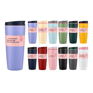 20oz mug personnalisé logo <b>cups</b> and mugs 600ml Small sip-through lid Leak-proof stainless steel travel mug - Product Image 2