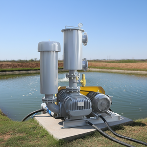 Aérateur pour fermes aquacoles de poissons et crevettes à haute pression, pompe soufflante à air électrique DC avec pales en fonte, prix fournisseur usine - Product Image 1