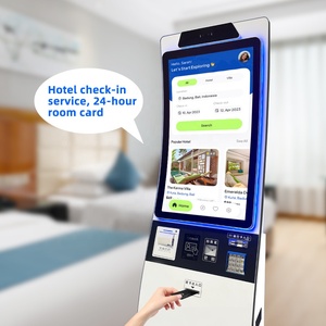 Factory Direct Sell 23.6/32 Inch Flexible Screen Qr Barcode <b>Scanner</b> Ticket <b>Printer</b> Facial Payment Self Service Ticket Kiosk - Product Image 3