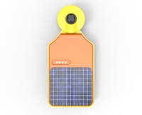 2023 personnalisé Mini 4G LTE GSM traqueur GPS à énergie solaire Lora étiquette d'oreille pour les bovins