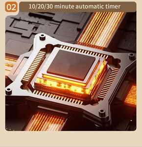 Pistola eléctrica de masaje de relajación muscular para piernas y hombros, masajeador de Fascia de terapia de percusión profunda de 6 cabezales - Product Image 4