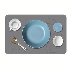Tapis de séchage rapide en pierre de diatomée antibactérienne pour salle de bain et cuisine, idéal pour comptoir de cuisine et salle de bain - Product Image 4