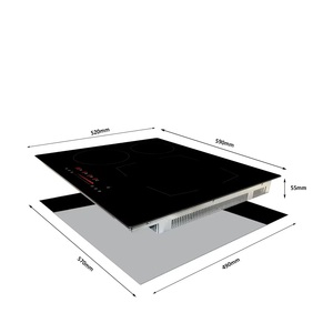 Table de cuisson à induction encastrable à 3 brûleurs haute efficacité - Product Image 5