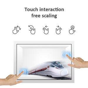 Pantalla Interactiva de Proyección Holográfica Transparente de 32 43 49 55 65 86 Pulgadas - Product Image 3