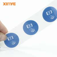RFID taille personnalisée NFC impression étiquette anti-métal médias sociaux autocollants QR code imprimable NFC étiquette étiquette autocollants