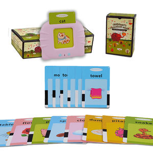 Nhà Máy Tùy Chỉnh Flashcards Reader Máy Học Tự kỉ Bài Phát Ngôn Trị Liệu Đầu Giáo Dục Cảm Giác Đồ Chơi Trẻ Em Nói Thẻ Flash - Product Image 6