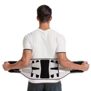 FSPG Venta al por mayor Cinturón de soporte lumbar transpirable con tracción y descompresión para la espalda baja, faja de compresión para el dolor, de Spandex, ¡Gran oferta! - Product Image 4