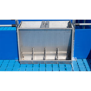 Alimentador de cerdos de alta calidad, ahorra alimento y mano de obra, alimentador de acero inoxidable para cerdos de doble cara - Product Image 5