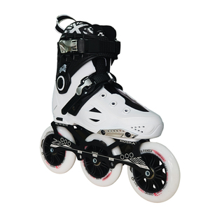 Patins à roulettes de course à trois roues pour adultes et enfants, grande taille, roues de 110 mm, pour la rue - Product Image 5