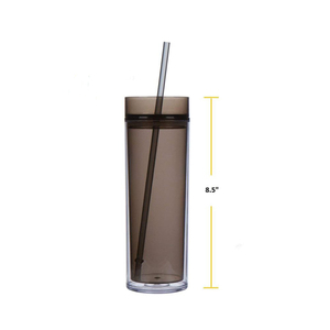 cheap unique tumbler cups double wall white 16 oz acrylic reusable coffee in bulk tumbler cups - Product Image 2