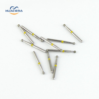 Fraises orthodontiques de haute qualité BR-41EF les consommables de fraises diamantées dentaires de sécurité avancée mèches de routeur à pointe de carbure par Huacera