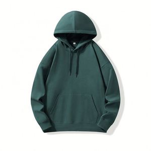 ผู้ผลิตเสื้อฮู้ดดี้และเสื้อสเวตเชิ้ตสีเขียวมะกอกสำหรับผู้ชาย เสื้อฮู้ดดี้ขนาดใหญ่พิเศษ เสื้อผ้าแบบยูนิเซ็กซ์สั่งทำได้ - Product Image 2
