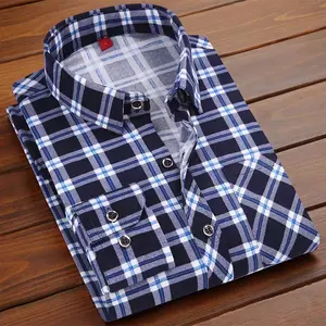 Оптовая продажа, высококачественные мужские рубашки для офиса, повседневные рубашки с длинным рукавом, формальные большие мужские рубашки