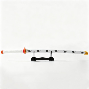 Katana de <span class=keywords><strong>Kanao</strong></span> Tsuyuri con Luz LED y Funda Blanca para <span class=keywords><strong>Cosplay</strong></span> y Exhibición - Product Image 4