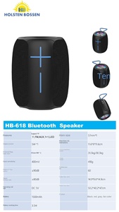 Không Dây Cho 5.0 5W Thông Minh Loa Di Động Ipx4 Pin Không Thấm Nước Loa Siêu Trầm 2.0 Kênh RGB LED Súng Đầy Màu Sắc Ngoài Trời - Product Image 6