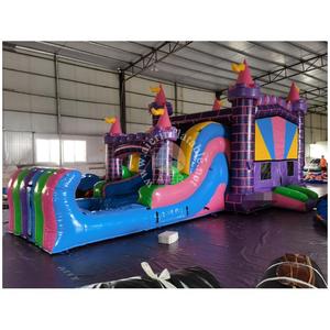 Castillo Inflable Comercial al por Mayor de Fábrica, Castillo Hinchable Colorido de Princesa <span class=keywords><strong>con</strong></span> Tobogán y <span class=keywords><strong>Piscina</strong></span> para <span class=keywords><strong>Alquiler</strong></span> en Fiestas Infantiles - Product Image 3