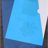 AFFISURE-carpeta de archivos personalizada, tamaño A4, plástico PP, transparente, forma de L, transparente, tipo L, bolsillos de Proyecto de plástico