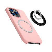 Porte-anneau magnétique étui de téléphone portable accessoires magnétiques porte-anneau rotatif rond pliable pour iphone 11 12 13 14 15 16E