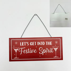 Letrero Metálico Decorativo <span class=keywords><strong>de</strong></span> Navidad para Colgar en la Pared, Impresión UV, Uso Interior y Exterior, Personalizable, <span class=keywords><strong>Regalo</strong></span> Decorativo - Product Image 6