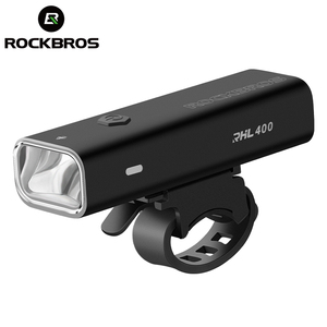 ROCKBROS Đèn Xe Đạp Đèn Báo Trước Xe Đạp Chống Nước Sạc Được USB 400 Lumens Đèn Xe Đạp Điện Thông Minh - Product Image 1