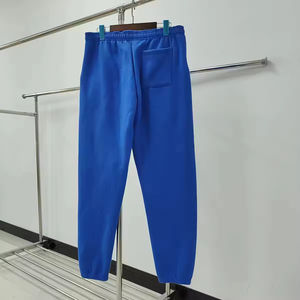 Venta al por mayor de ropa de calle personalizada de los hombres pantalones de chándal de calidad superior 100% algodón Puff impresión pantalones pesados para los hombres - Product Image 4