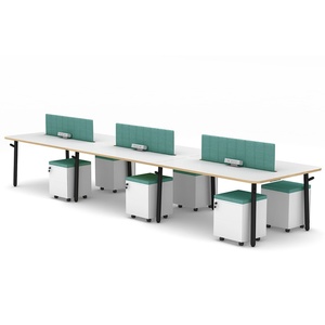 Bureau de travail PC de taille standard au design moderne pour le bureau à domicile et les hôpitaux – Nouveau poste de travail pour centre d'appels - Product Image 2