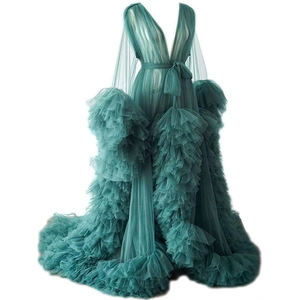 Robes de maternité pour femmes Robes de <span class=keywords><strong>grossesse</strong></span> longues en tulle Séance photo Anniversaire Sexy nuptiale Fluffy Party Enceinte Vêtements Robe - Product Image 4