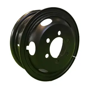 promotional wheels 6 holes and 8 holes 6.50-20 for truck tire 8.25R20 steel wheel rim manufacturer