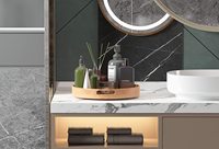 Einfache 360 Grad rotierende Tablett Bambus Restaurant Home Küche Tischplatte Runde Lazy Susan Esstisch Serving Plattenspieler