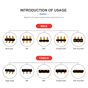 Bán buôn thiết bị đầu cuối kết nối chính xác kết nối khuôn phù hợp 8 Pin kết nối - Product Image 4