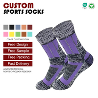 Chaussettes de ski mi-mollet pour hommes et femmes, imperméables et respirantes, idéales pour les sports de plein air