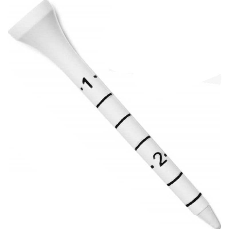 Bulk White Wooden Golf Tees With Scale Golf Accessories Golf Tee in 70mm/83mm