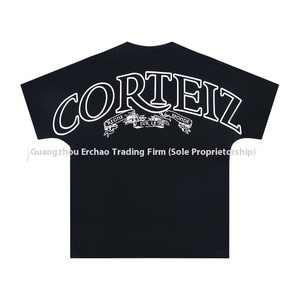 T-shirt à manches courtes pour homme, style hip-hop, imprimé Alcatraz Island, collection 25FW <span class=keywords><strong>Cort</strong></span> Classic, coupe ample, décontracté, streetwear - Product Image 2