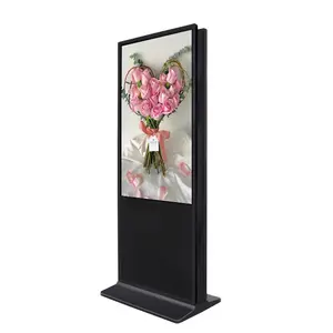 Industrieller Android Indoor Standing Digital LCD-Bildschirm 55 Zoll Digital Signage WiFi Kiosk HDMI-In