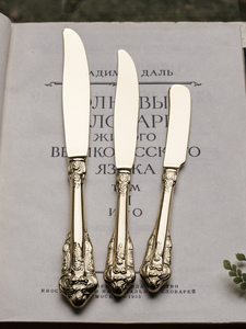 304 набор столовых приборов из нержавеющей стали с тиснением - Product Image 4