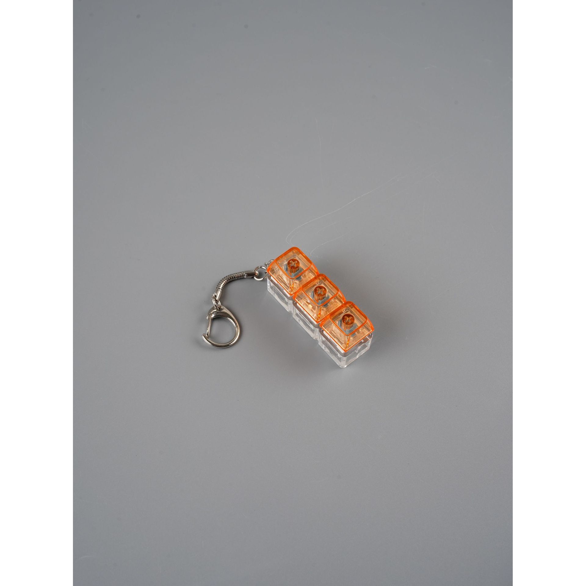 Transparent orange-red