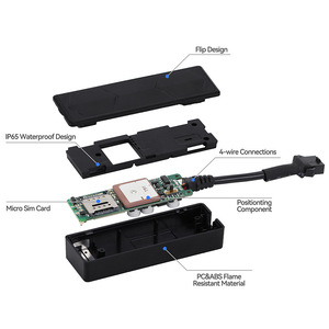 Traceur GPS 100MM x 72MM, suivi en temps réel, géolocalisation automobile, contrôle à distance, carte SIM 3G 4G, alimenté par batterie - Product Image 3