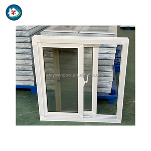 Bán màu trắng bão Windows tác động trượt 3 bài hát uPVC trượt kính cửa sổ tiếp nhận - Product Image 5