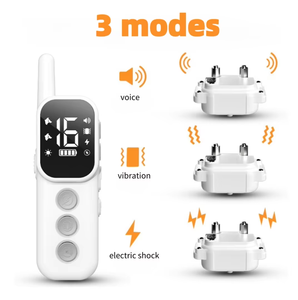 Anti-Bell-Halsband für Haustiere, wasserdichtes elektrisches Hundetrainingshalsband mit Fernbedienung - Product Image 6