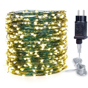 10M-200M argent vert fil fée lumières étanche extérieur <span class=keywords><strong>guirlande</strong></span> décorative <span class=keywords><strong>guirlande</strong></span> <span class=keywords><strong>pour</strong></span> fête noël mariage <span class=keywords><strong>chambre</strong></span> - Product Image 3