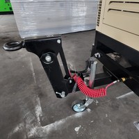 Groupe électrogène diesel professionnel silencieux de 30-50 KVA 24 KW, monté sur remorque, alternateur en cuivre 50 Hz, ATS 220 V/380 V