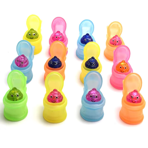 Creative Toilet Poop Squeeze Toy - Unique Venting Pinching <b>Fidget</b> for Stress Relief, Funny Decompression Gag Gift for Adults - Product Image 1